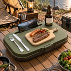Portable Camping Storage Box with Carry Handle