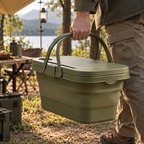Portable Camping Storage Box with Carry Handle