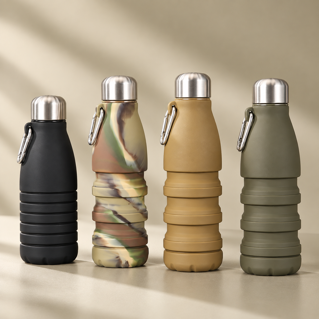 Portable Collapsible Camping Water Bottle