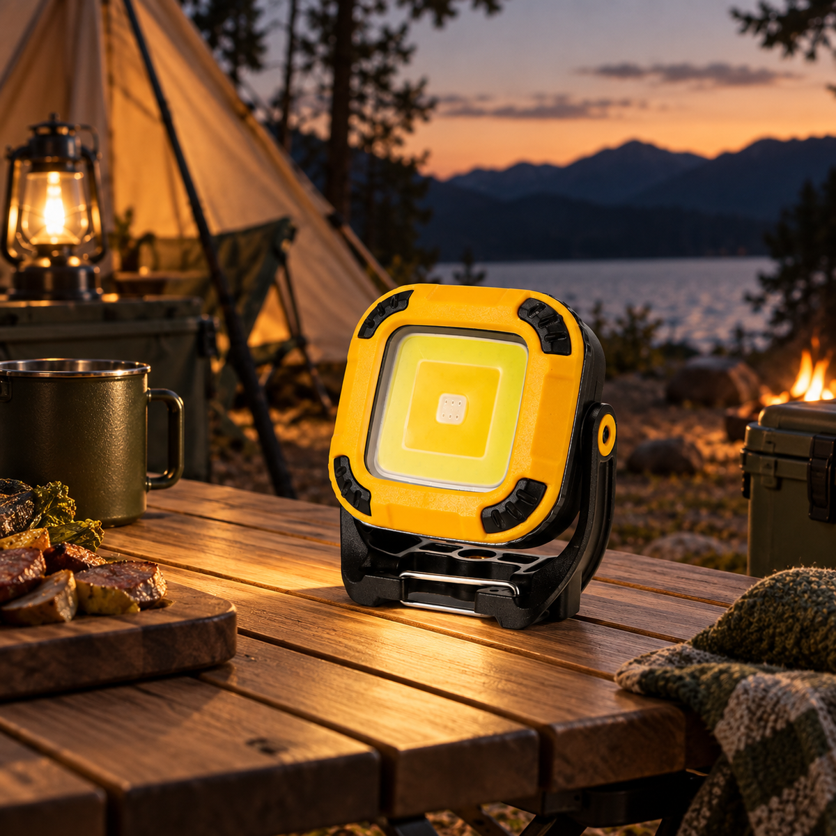Portable Rechargeable LED Camping Work Light